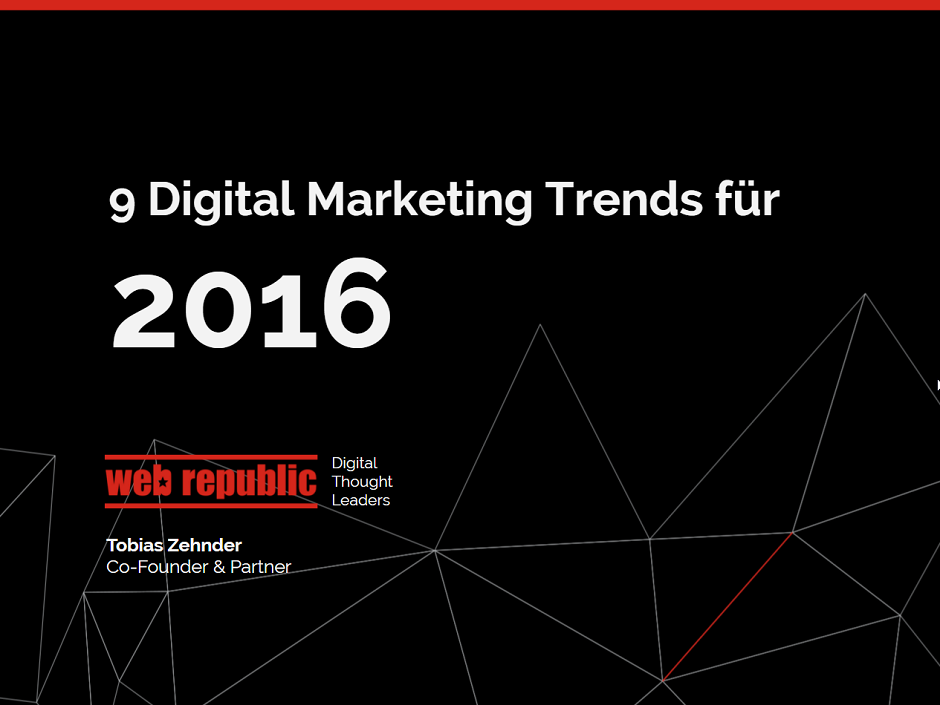 9 Trends, die Digital Marketing 2016 prägen werden