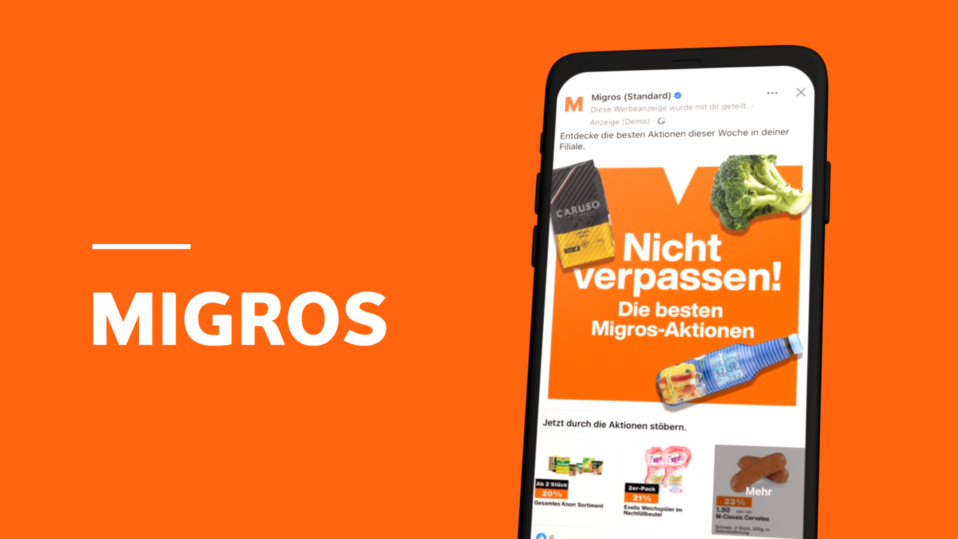 Kampagnensujet Migros Digital-Circular-Kampagne