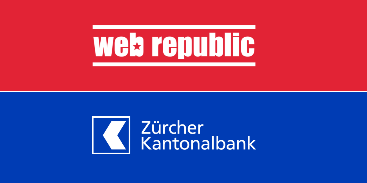 Logo von Webrepublic und Logo der Zürcher Kantonalbank