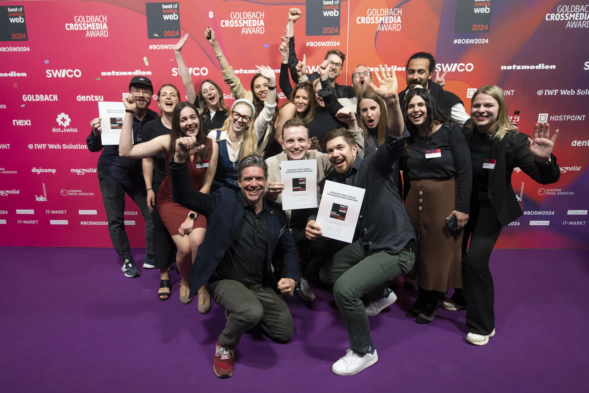 Best of Swiss Web Award 2024: Webrepublic Wins 6 Awards with CSS Versicherung and Migros